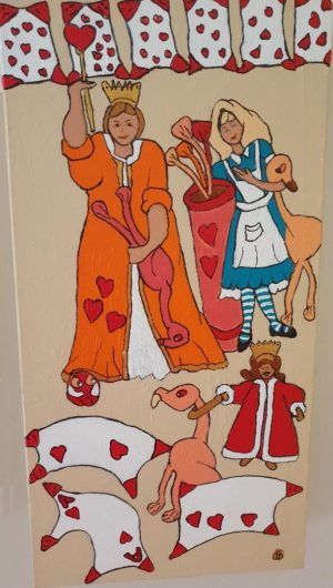 Queen of Hearts Bibi Ostermark Painting Ryazanoff Gallery