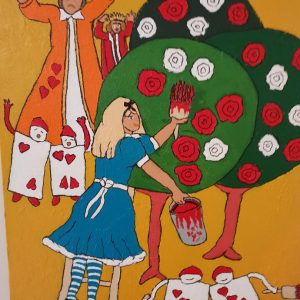 We are painting the roses red Bibi Ostermark Painting Ryazanoff Gallery