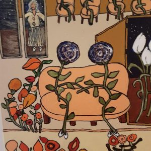 Little Ida’s flowers Bibi Ostermark Painting Ryazanoff Gallery