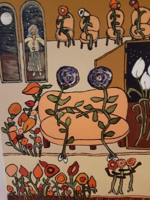 Little Ida’s flowers Bibi Ostermark Painting Ryazanoff Gallery