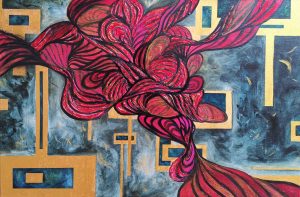 Travel Through Space And Time Ginette Wang Artist at Ryazanoff Gallery