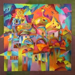 Lentulov fantasy 1 Tatiana Zaslavskaia Artist at Ryazanoff Gallery