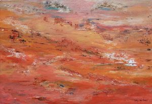 Desert Scene Mary Raphael Artist at Ryazanoff Gallery