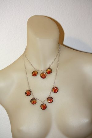 Coral Colours Barabattoia Pendant Necklace Phaedra Gunn Artist at Ryazanoff Gallery
