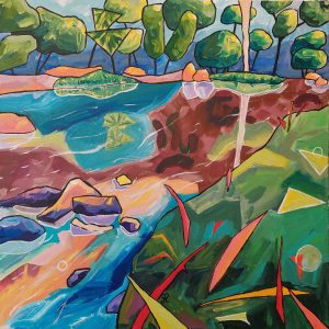 Warburton Yarra River Regina George Artist at Ryazanoff Gallery