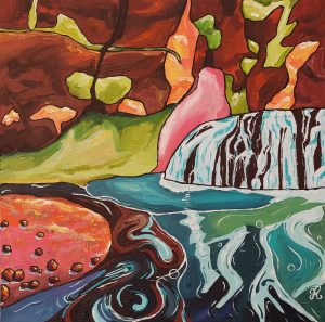 Waterfall Regina George Artist at Ryazanoff Gallery
