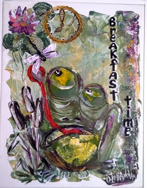 Breakfast Olga Lobanova Artist at Ryazanoff Gallery