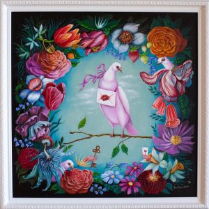 Love Letter Yulia Pustoshkina Artist at Ryazanoff Gallery
