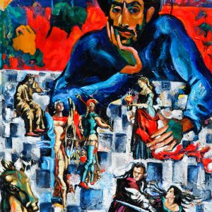 Chess Player Alex Nemirovsky Painting Ryazanoff Gallery