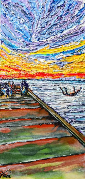 Summer Fun Tea Ercoles Artist at Ryazanoff Gallery