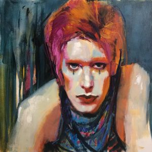 Bowie Redux Jennifer Croom Artist at Ryazanoff Gallery