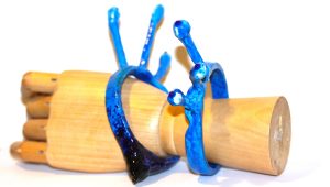 Breaking Wave Over The Atoll Arm Cuff Phaedra Gunn Artist at Ryazanoff Gallery