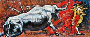 Toreador Alex Nemirovsky Painting Ryazanoff Gallery