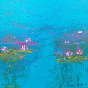 Water lilies III Mary Raphael Artist at Ryazanoff Gallery
