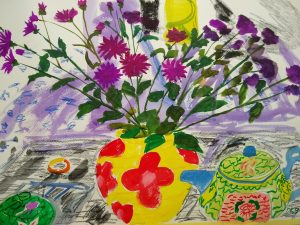 Yellow Vase And Chinese Teapot Digby Smyth Painting Ryazanoff Gallery