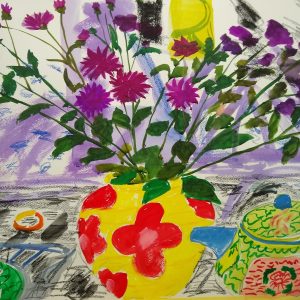 Yellow Vase And Chinese Teapot Digby Smyth Painting Ryazanoff Gallery